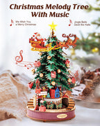 Christmas Melody Tree – DIY Wooden Music Box Kit