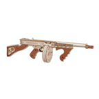 Submachine Gun – 3D Wooden Puzzle Model Kit