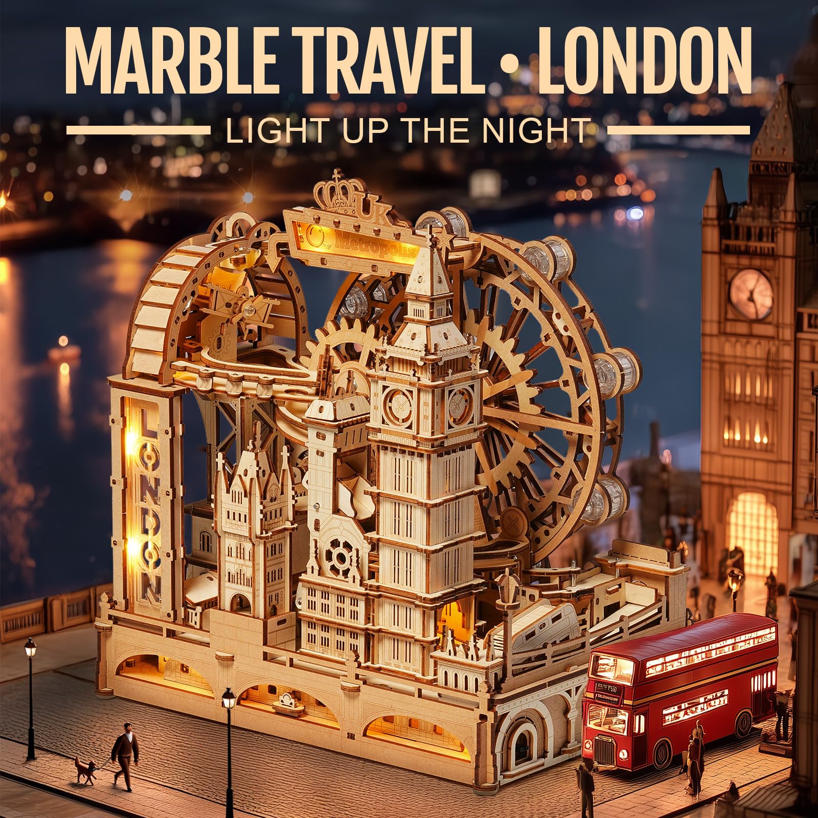 London Marble Run – Mechanical Model Kit