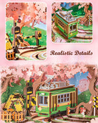 Sakura Dreamy Tour – Mechanical Wooden Model Kit