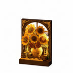 Golden Sunflower – DIY Wooden Wall Art Kit