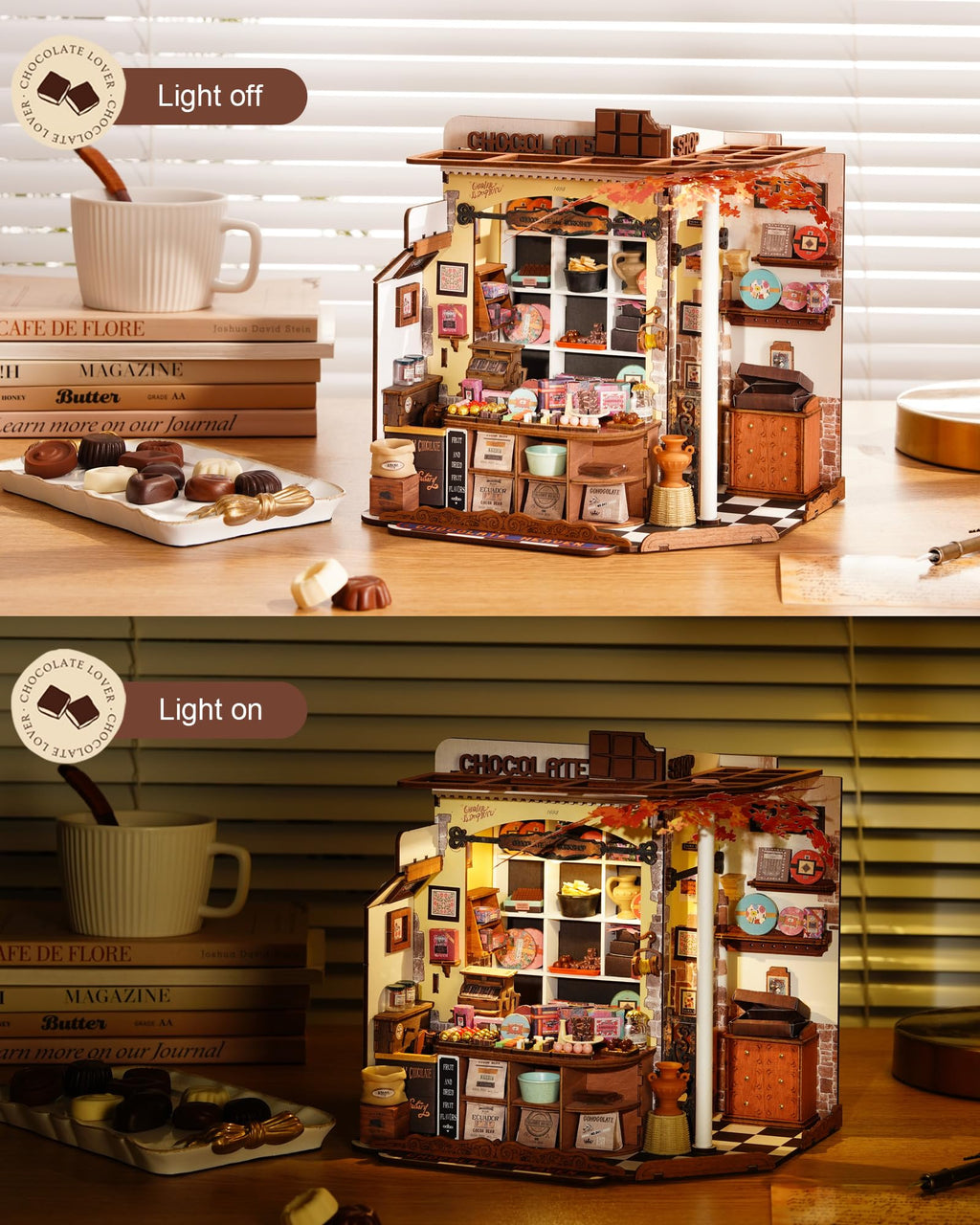 Henry’s Chocolate Shop – DIY Miniature House Kit