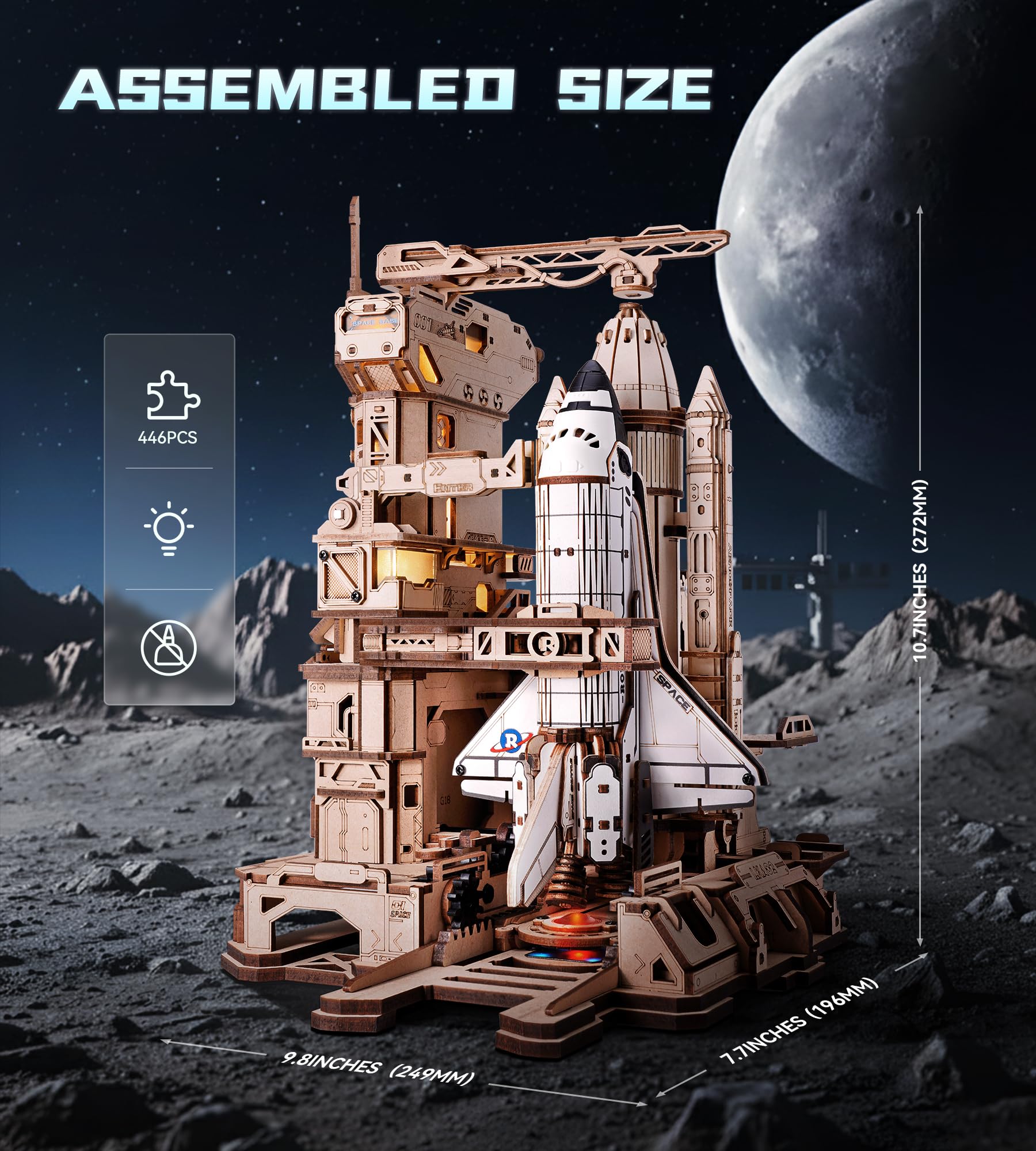 Space Shuttle Launch – Mechanical Model Kit