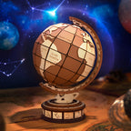 Global Wonders – 3D Wooden Puzzle Globe Kit