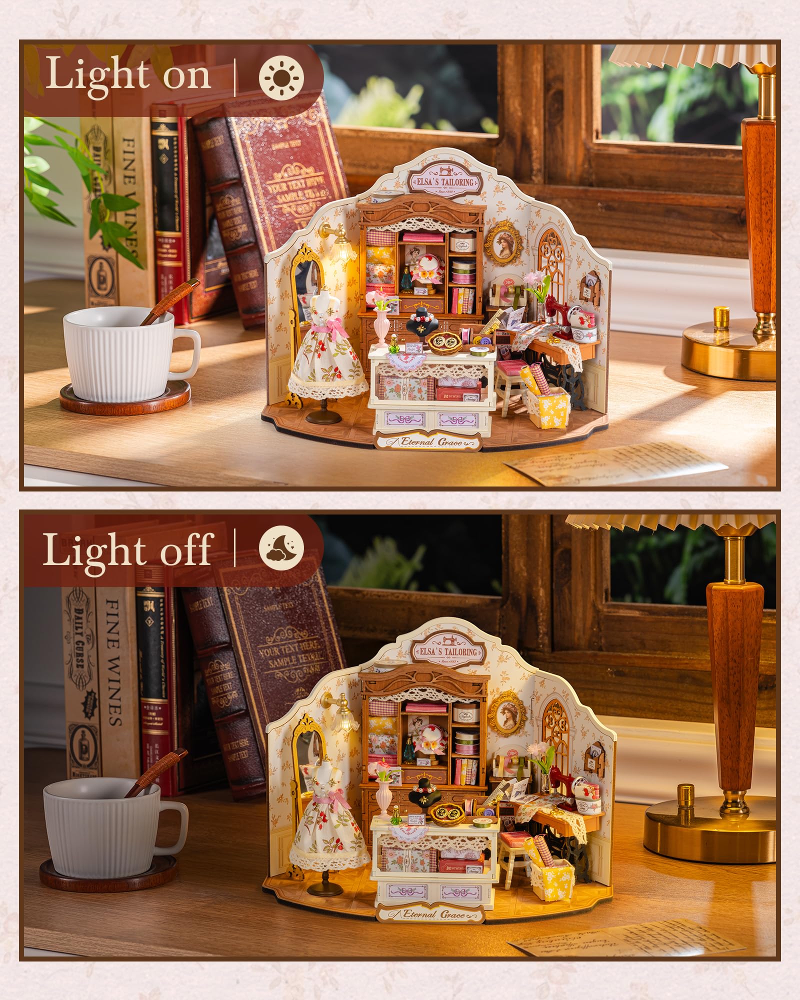 Elsa’s Tailor Shop – DIY Miniature House Kit