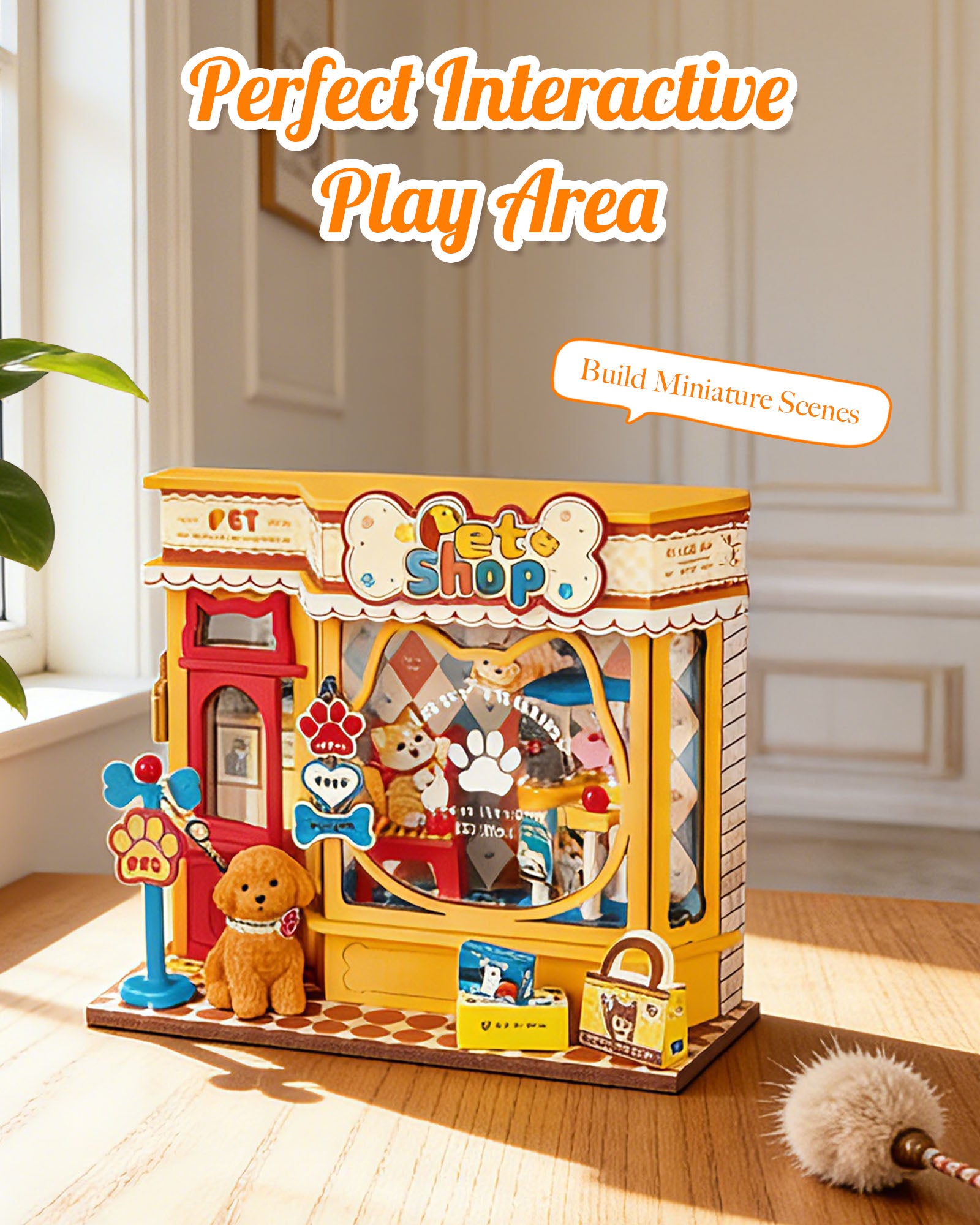 Pawfect Pet Shop – DIY Miniature Dollhouse Kit
