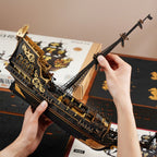The Seahorse Barque – 3D Wooden Sailing Ship Model Kit