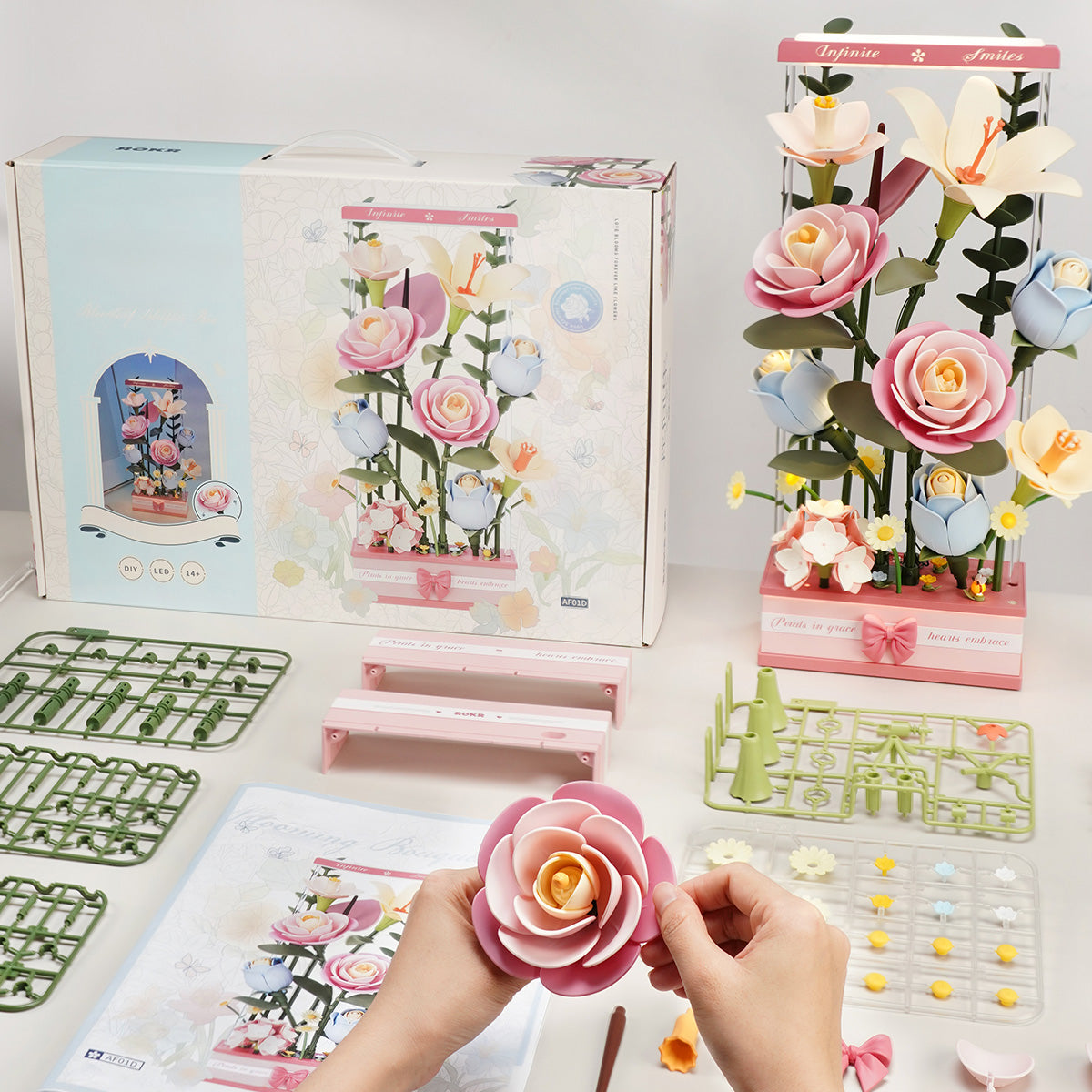 Blooming Bouquet Box – DIY Animated Flower Display Kit