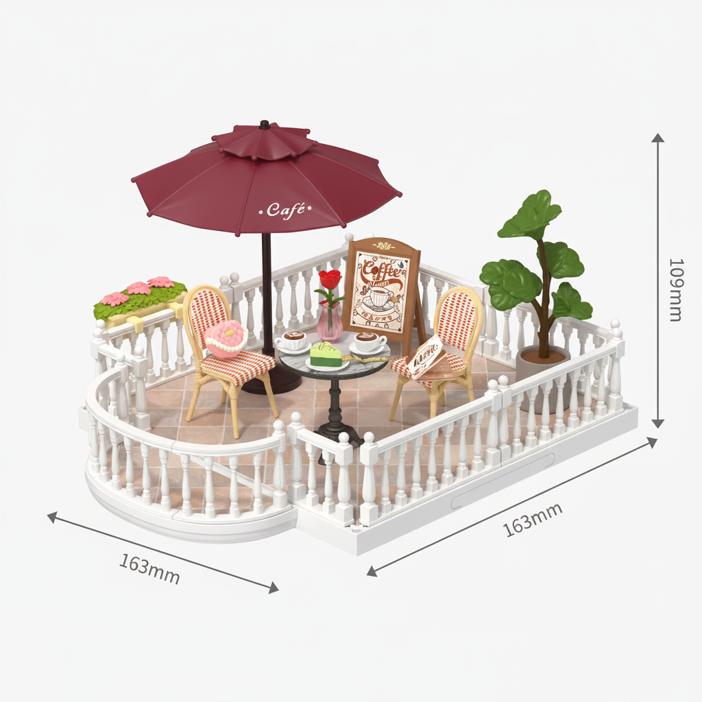 Terrace Living Collection – DIY Miniature House Kit