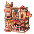 Dream Coffee Factory – 3D Wooden Mechanical Music Box Kit
