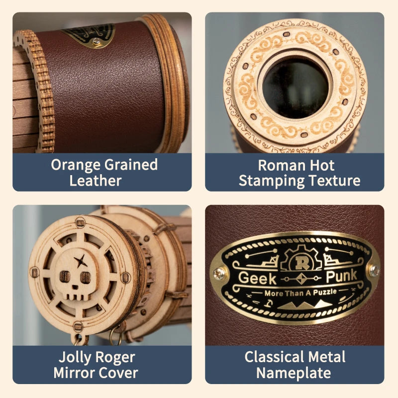 Monocular Telescope – Wooden Model Kit