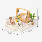 Terrace Living Collection – DIY Miniature House Kit