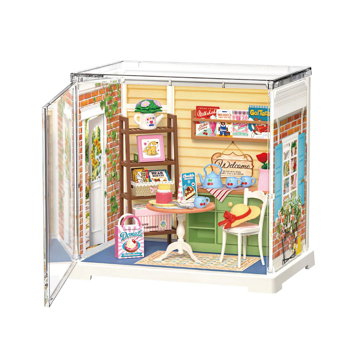 Mini Living Spaces Collection – DIY Miniature Dollhouse Kit