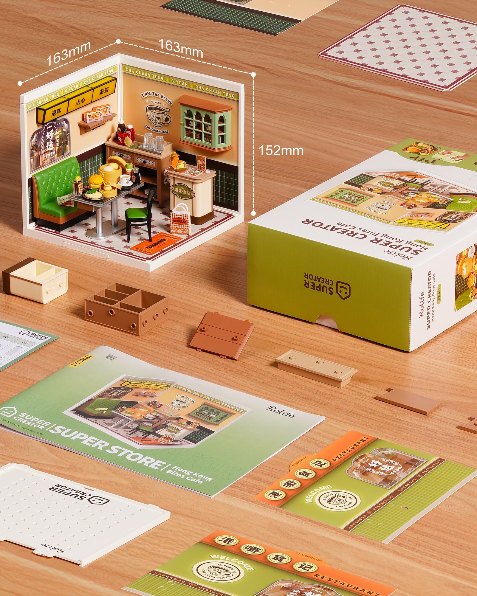 Hong Kong Bites Café – DIY Miniature House Kit