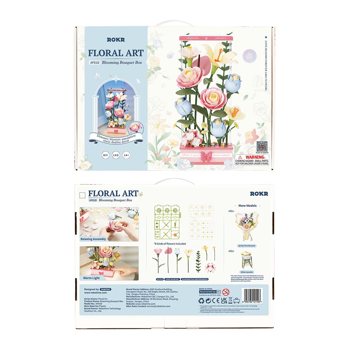 Blooming Bouquet Box – DIY Animated Flower Display Kit