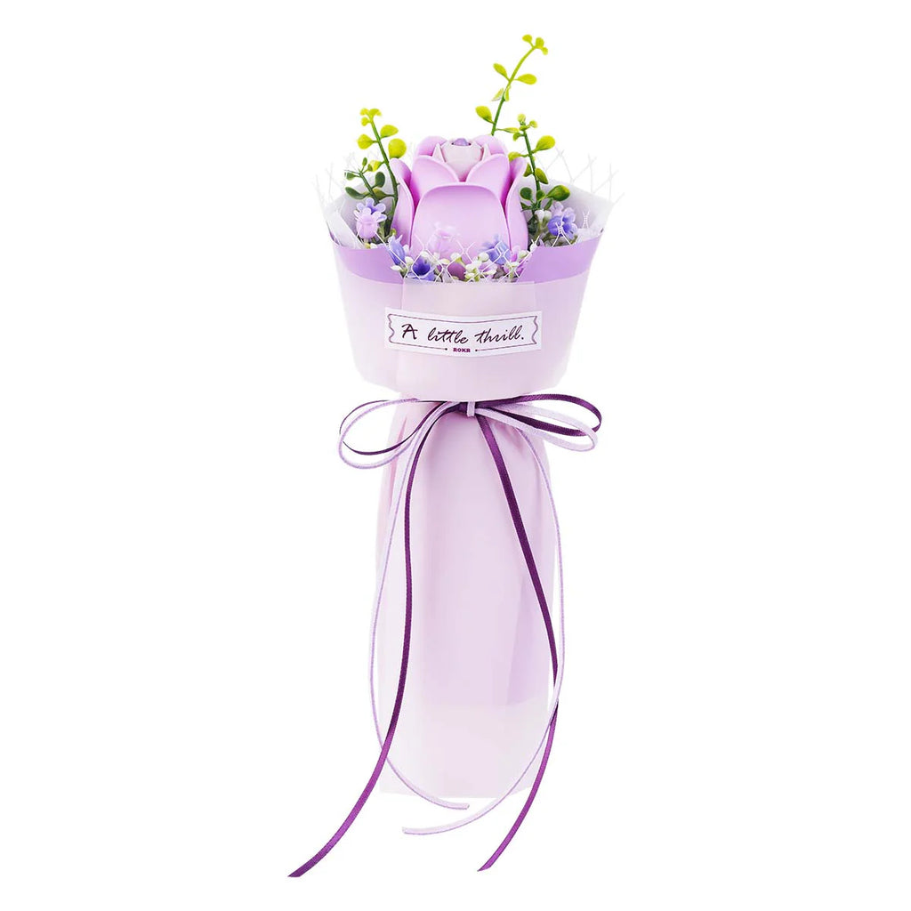 Purple Rose – Wooden Flower Model Kit