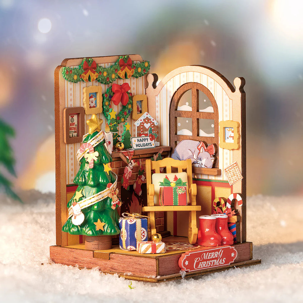Christmas Mini Market Collection – DIY Miniature House Kit
