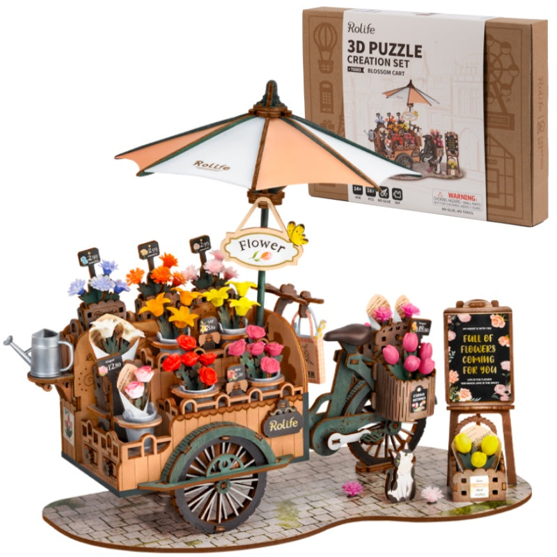 Blossom Cart – Wooden Model Kit