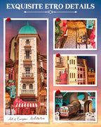 Urban Street Subway Book Nook – DIY Model Kit