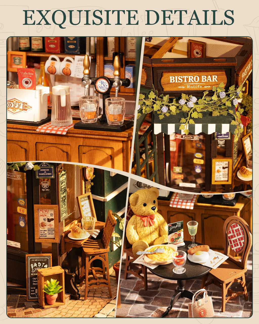 Tipsy Restaurant – DIY Miniature House Kit