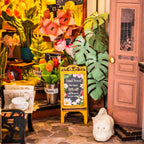 Floral Corner Book Nook – DIY Model Kit