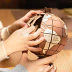 Global Wonders – 3D Wooden Puzzle Globe Kit