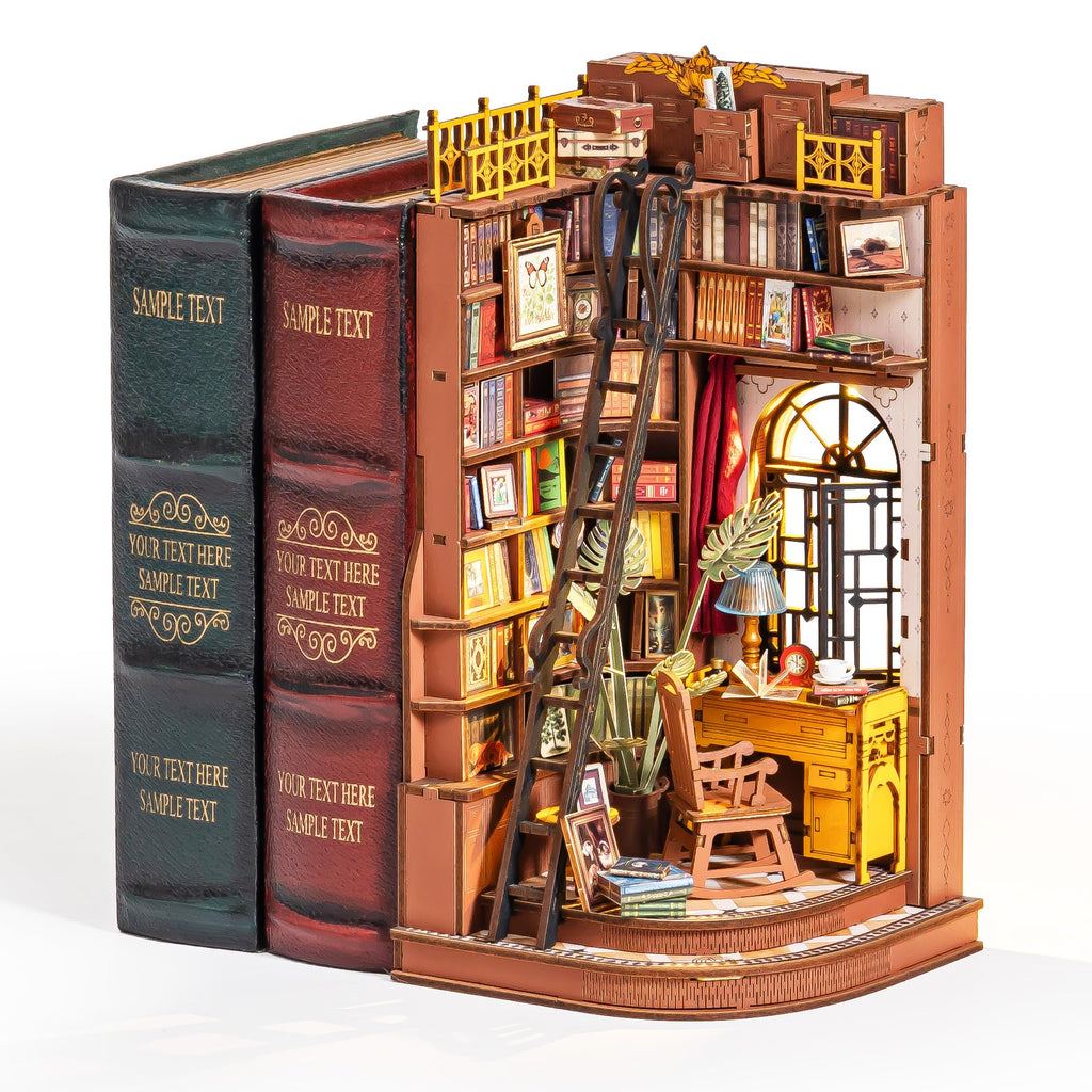 Silent Corner Study – DIY Book Nook Kit