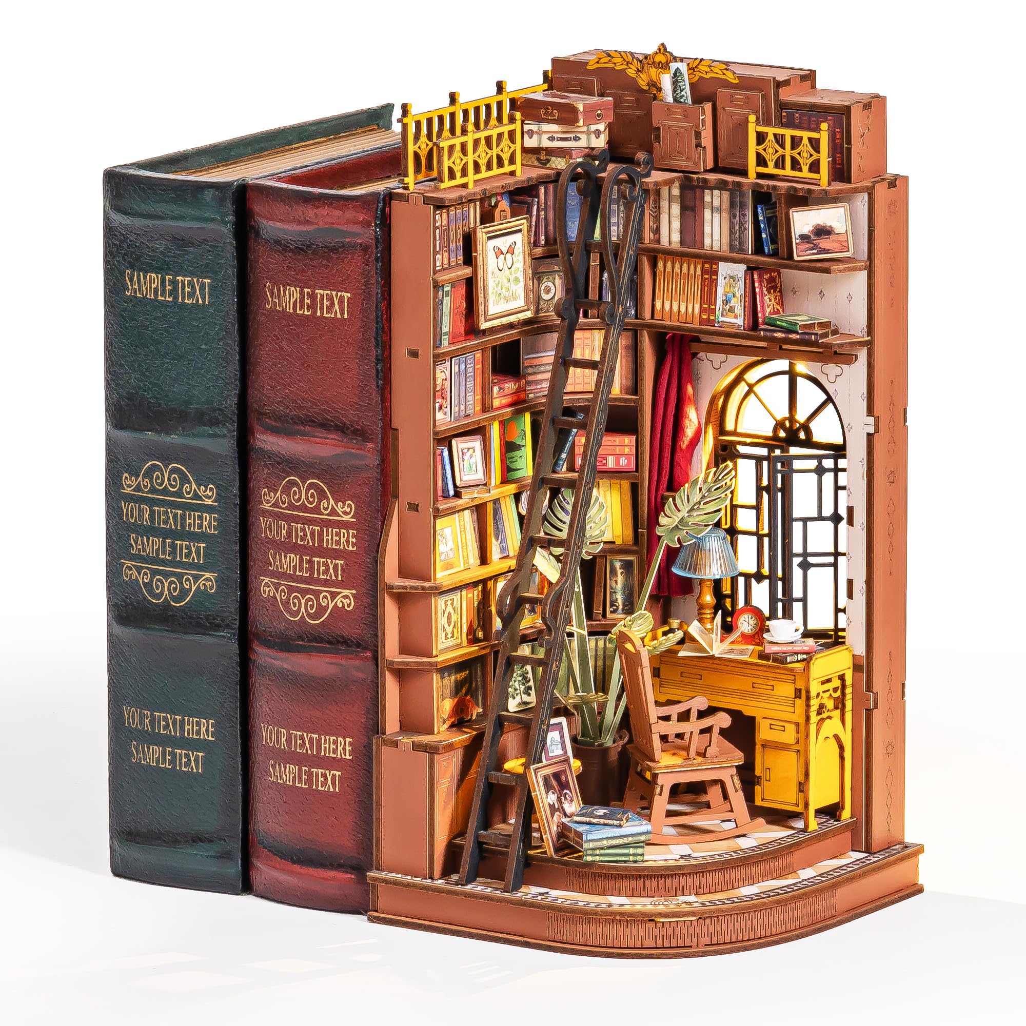 Silent Corner Study – DIY Book Nook Kit