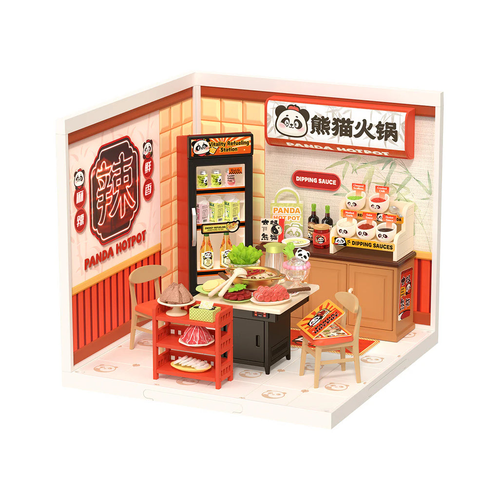 Panda Hot Pot Restaurant – DIY Miniature House Kit
