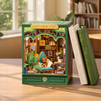 Rolife Quiet Corner Study – DIY Book Nook Kit