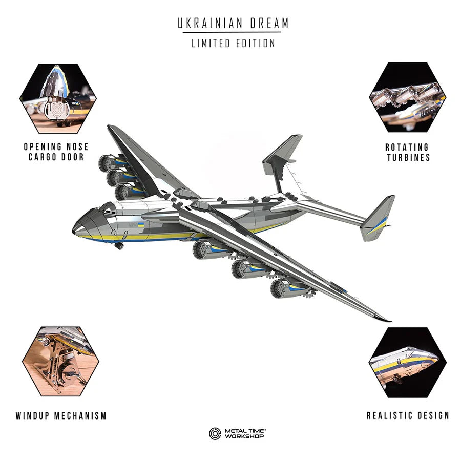 Metal Time AN-225 Mriya Official Limited Edition - DIY Metal Model Kit