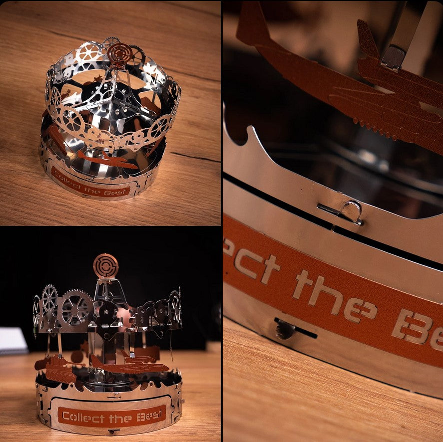 Metal Time Riding the Best Carousel - DIY Metal Model Kit