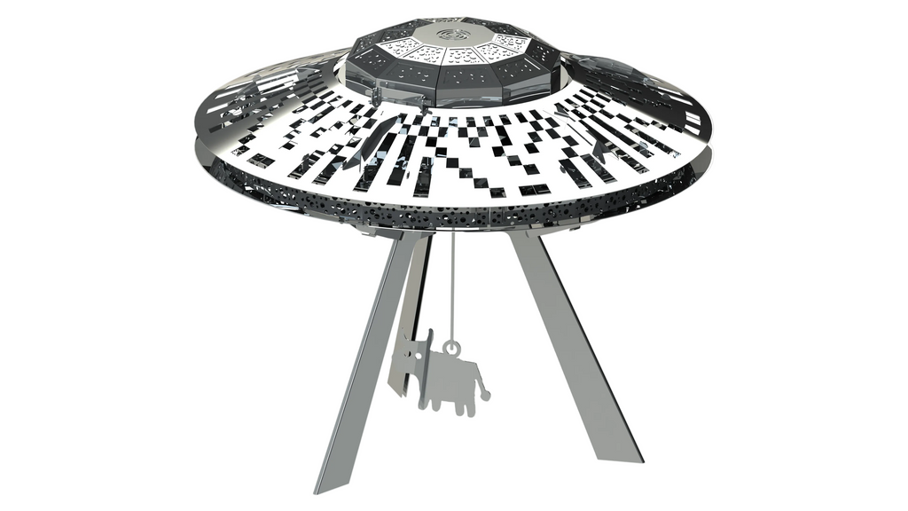 Metal Time Stellar Raiders UFO – DIY Metal Model Kit