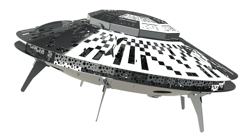 Metal Time Stellar Raiders UFO – DIY Metal Model Kit