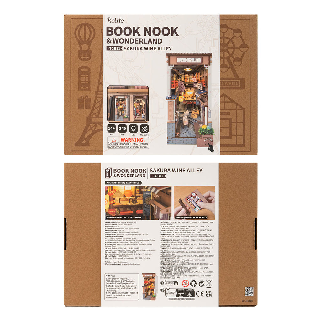Sakura Sake Street – DIY Book Nook Kit