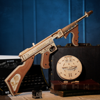 Submachine Gun – 3D Wooden Puzzle Model Kit