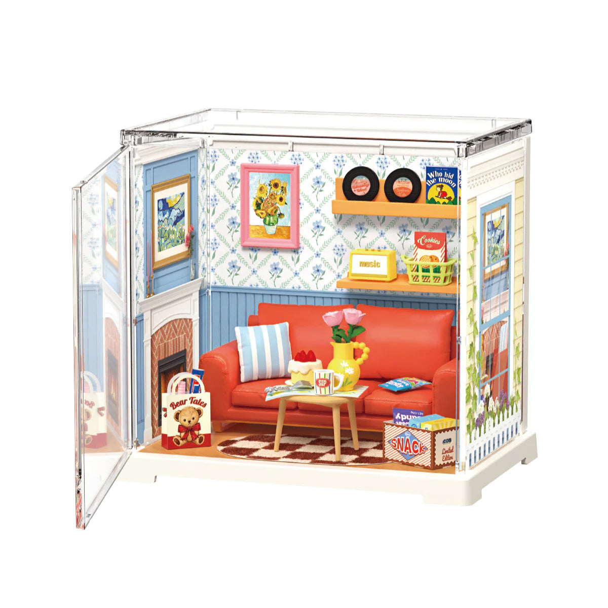 Mini Living Spaces Collection – DIY Miniature Dollhouse Kit