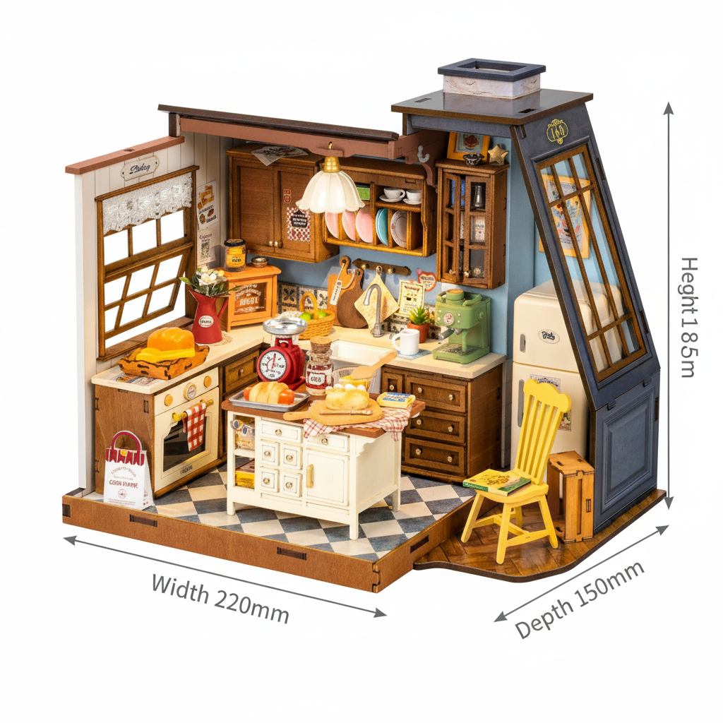 Baking Kitchen – DIY Miniature House Kit