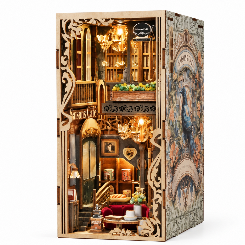 Minicity Saisons Café - DIY Book Nook Kit