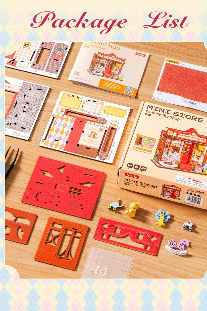 Whimsy Toy Shop – DIY Miniature Dollhouse Kit