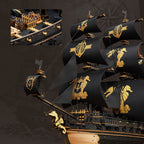 The Seahorse Barque – 3D Wooden Sailing Ship Model Kit