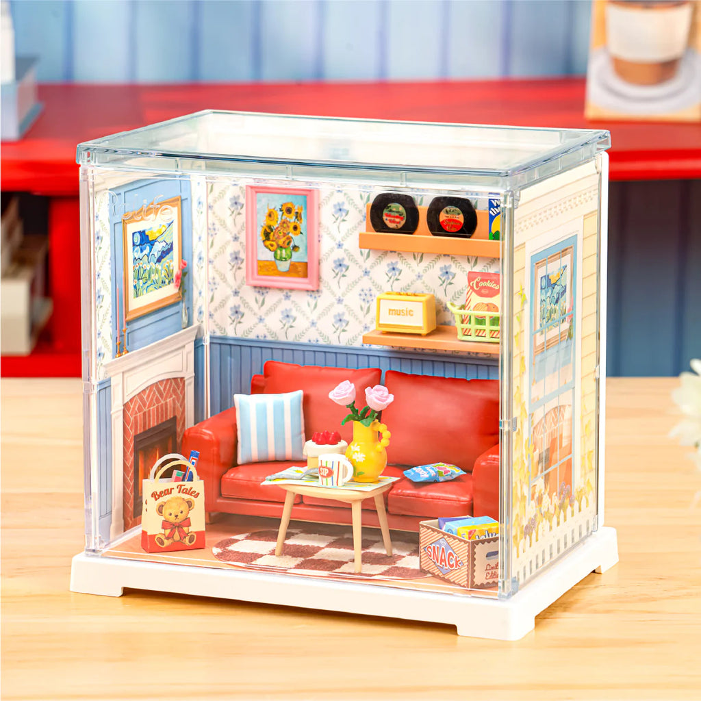 Mini Living Spaces Collection – DIY Miniature Dollhouse Kit