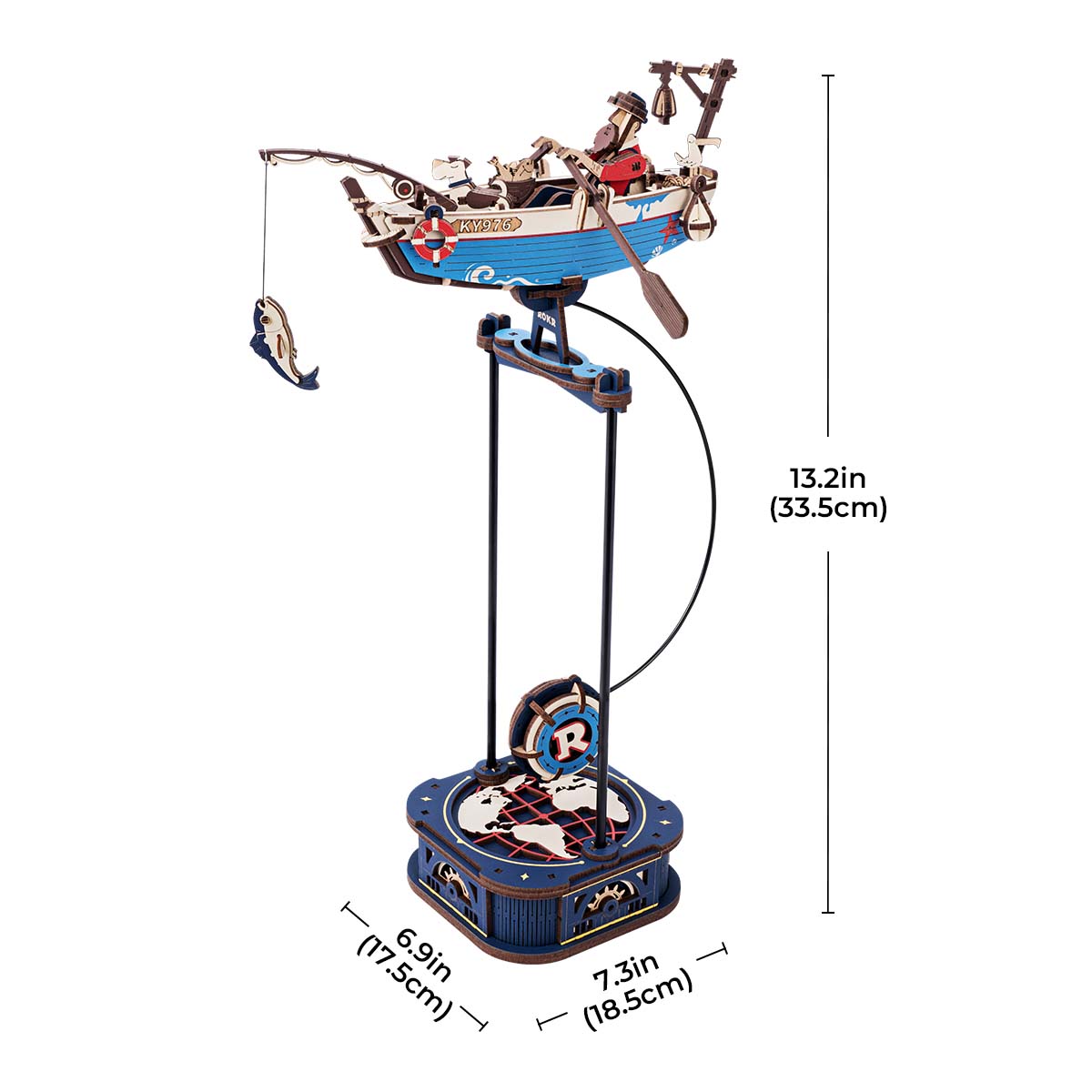 Ocean Balance Swing – Wooden Model Kit