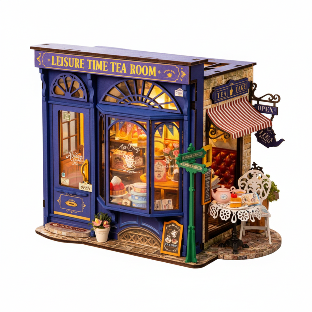 Leisure Time Tea – DIY Miniature House Kit