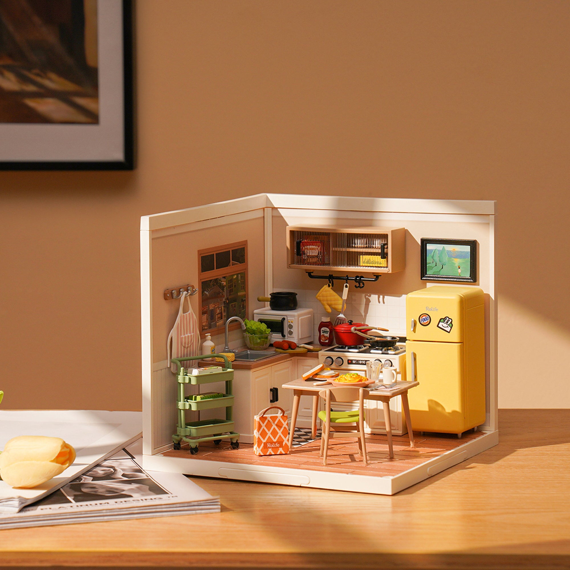 Happy Meals Kitchen – DIY Miniature House Kit