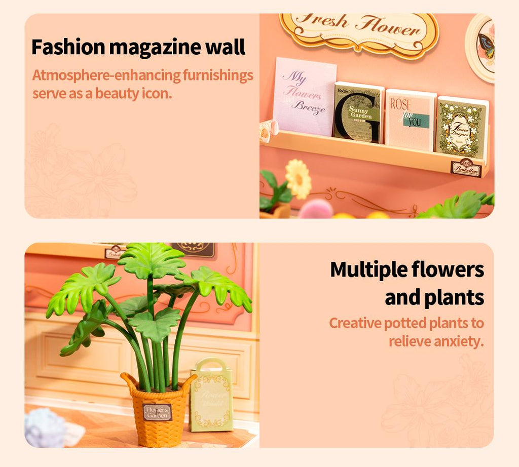 Fresh Flower Shop – Miniature House Kit
