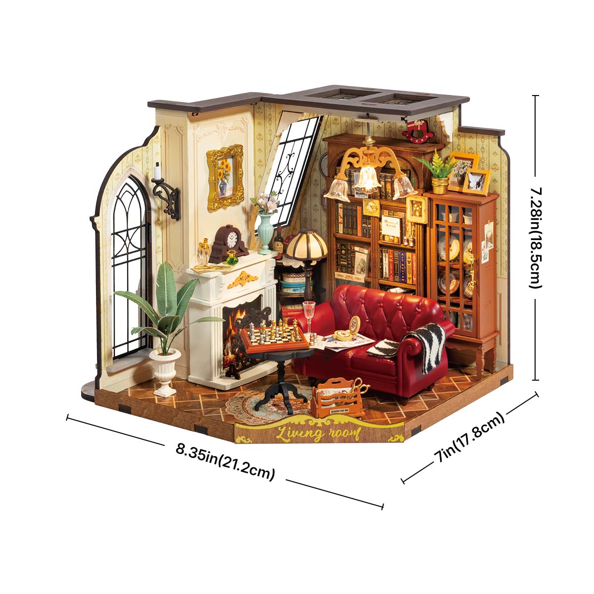 Catherine’s Living Room – DIY Miniature House Kit