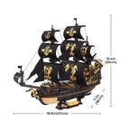 The Seahorse Barque – 3D Wooden Sailing Ship Model Kit