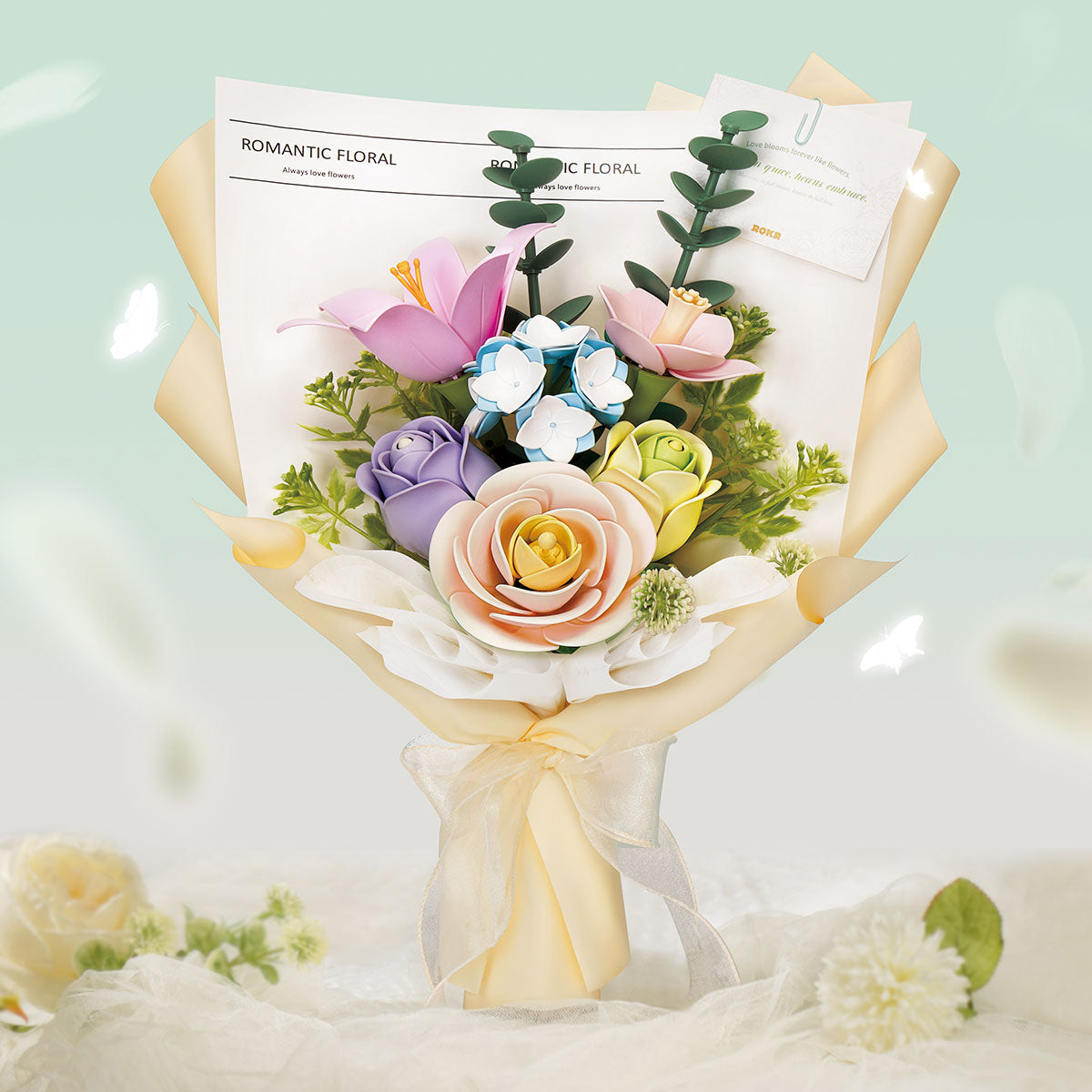 Spring Time Bouquet – DIY Flower Model Kit