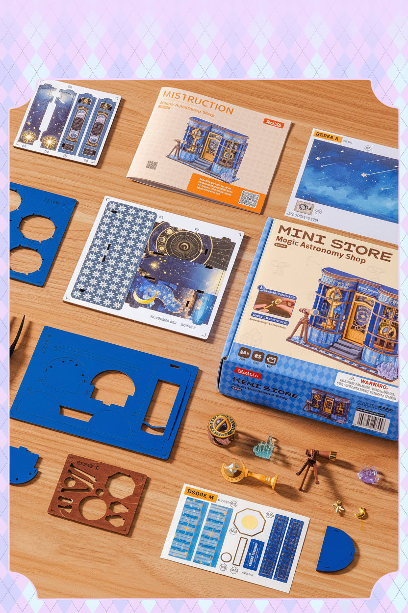 Magic Astronomy Shop – DIY Miniature Dollhouse Kit